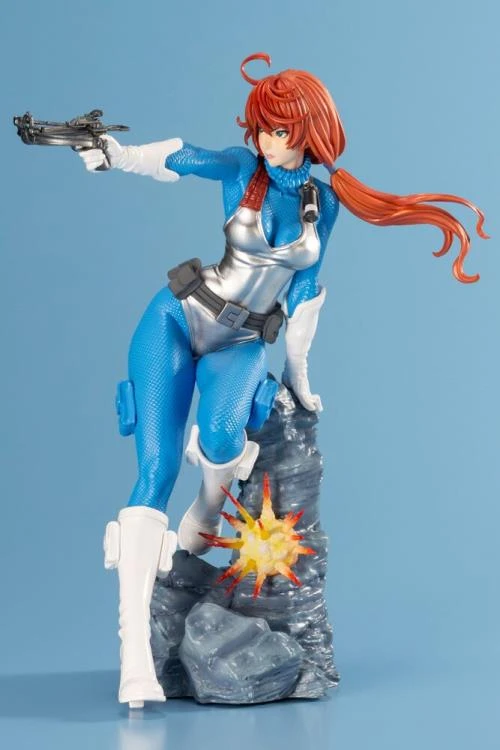 Kotobukiya Bishoujo G.I. Joe Scarlett Sky Blue Color Ver. Statue Figure SV279 2 Kotobukiya Bishoujo G.I. Joe Scarlett Sky Blue Color Ver. Statue Figure SV279 - Image 2