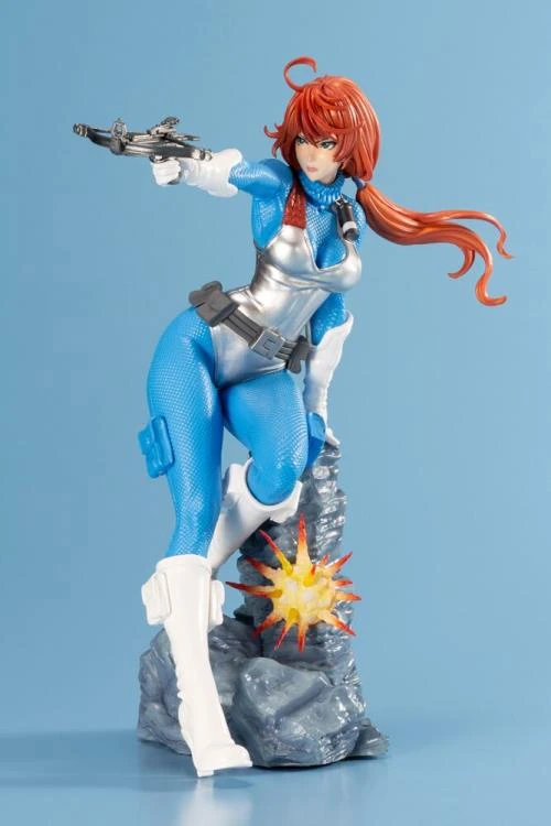 Kotobukiya Bishoujo G.I. Joe Scarlett Sky Blue Color Ver. Statue Figure SV279 3 Kotobukiya Bishoujo G.I. Joe Scarlett Sky Blue Color Ver. Statue Figure SV279 - Image 3