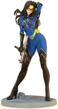 Kotobukiya Bishoujo G.I. Joe Baroness (Blue Color) 25th Anniversary Limited Edition Exclusive Statue Figure SV268