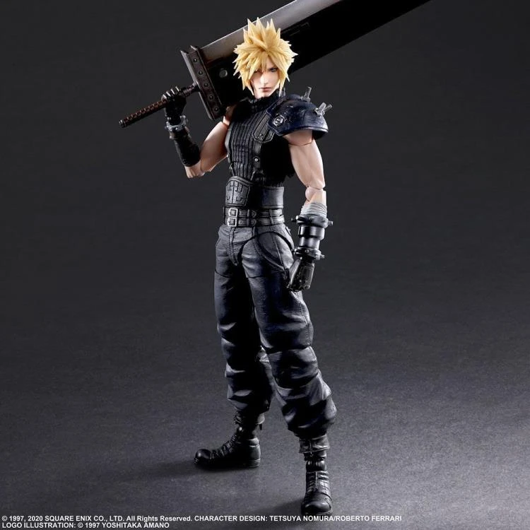 Square Enix Final Fantasy VII Remake Cloud Strife Ver. 2 Play Arts Kai Action Figure 3 Square Enix Final Fantasy VII Remake Cloud Strife Ver. 2 Play Arts Kai Action Figure - Image 3