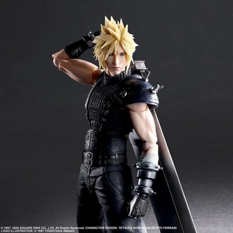 Square Enix Final Fantasy VII Remake Cloud Strife Ver. 2 Play Arts Kai Action Figure 4 Square Enix Final Fantasy VII Remake Cloud Strife Ver. 2 Play Arts Kai Action Figure - Image 4