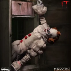 Mezco Toyz ONE:12 Collective: IT: Pennywise Action Figure -Bandai || Kotobukiya || Square Enix Sales 6457