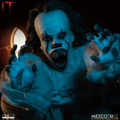 Mezco Toyz ONE:12 Collective: IT: Pennywise Action Figure -Bandai || Kotobukiya || Square Enix Sales 6461