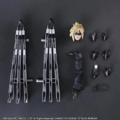 Square Enix Final Fantasy VII: Advent Children Cloud Strife And Fenrir Play Arts Kai Action Figure -Bandai || Kotobukiya || Square Enix Sales 662248822143h