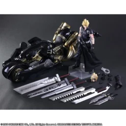 Square Enix Final Fantasy VII: Advent Children Cloud Strife And Fenrir Play Arts Kai Action Figure