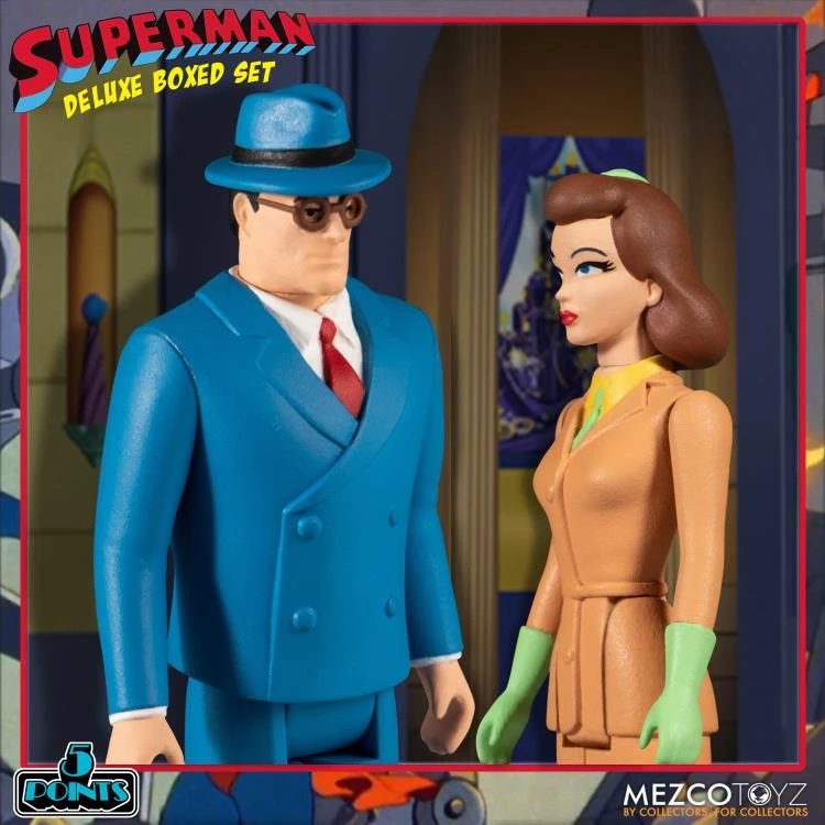 Mezco Toyz Superman: The Mechanical Monsters (1941) 5 Points Deluxe Boxed Set Action Figure 9 Mezco Toyz Superman: The Mechanical Monsters (1941) 5 Points Deluxe Boxed Set Action Figure - Image 9
