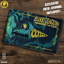 Mezco Toyz ONE:12 Rumble Society Captain Nemo & Nautilus Set Action Figure Exclusive -Bandai || Kotobukiya || Square Enix Sales 6961987607290x