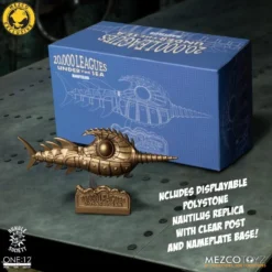 Mezco Toyz ONE:12 Rumble Society Captain Nemo & Nautilus Set Action Figure Exclusive -Bandai || Kotobukiya || Square Enix Sales 6961987607290y