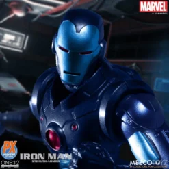 Mezco Toyz ONE:12 Collective: The Invincible Iron Man: Stealth Armor PX Exclusive Action Figure -Bandai || Kotobukiya || Square Enix Sales 696198764918J
