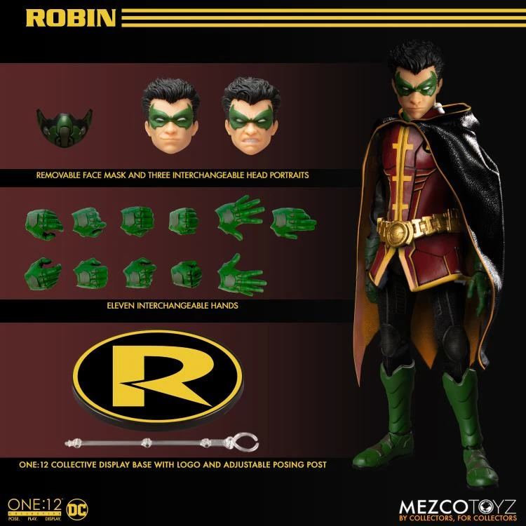 Mezco Toyz ONE:12 Collective: Robin Action Figure 1 Mezco Toyz ONE:12 Collective: Robin Action Figure