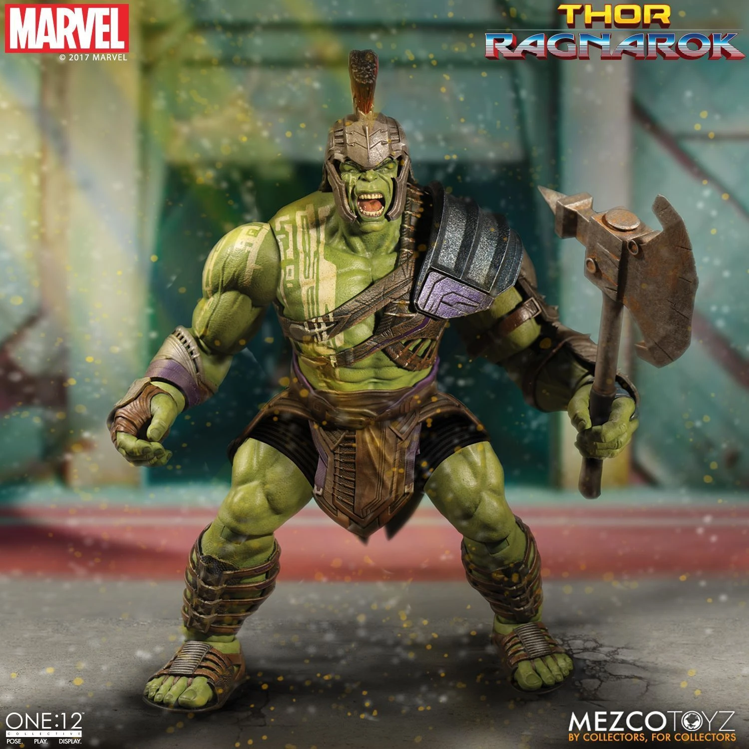 Mezco Toyz ONE:12 Collective: Gladiator Hulk From Thor Ragnorok Action Figure 2 Mezco Toyz ONE:12 Collective: Gladiator Hulk From Thor Ragnorok Action Figure - Image 2