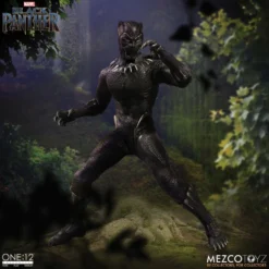 Mezco Toyz ONE:12 Collective: Black Panther Action Figure -Bandai || Kotobukiya || Square Enix Sales 696198769807 a