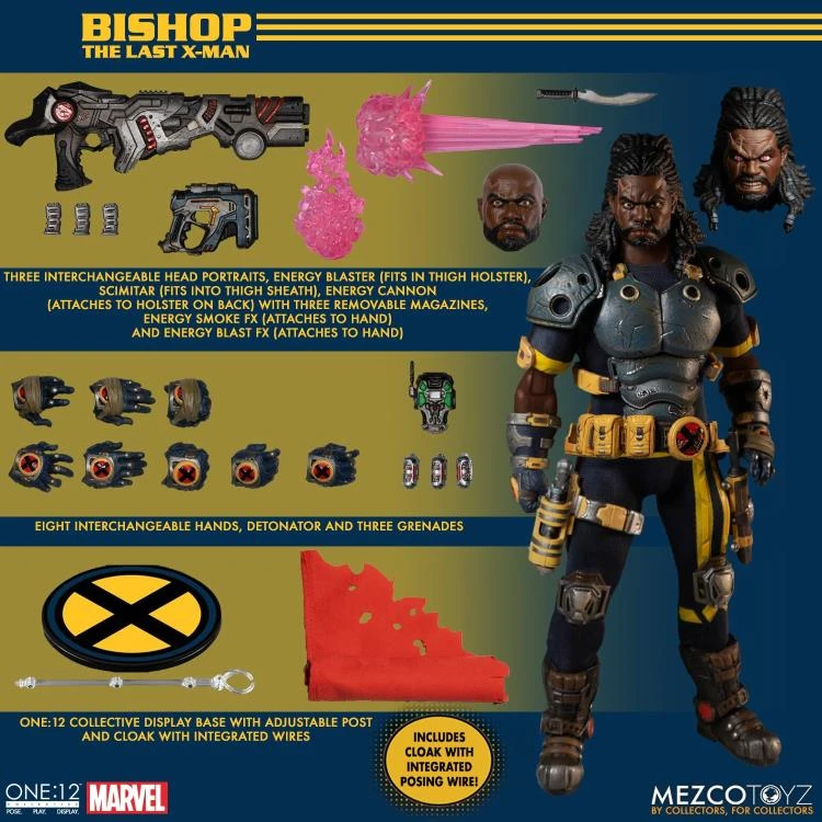 Mezco Toyz ONE:12 Collective: Bishop Action Figure 1 Mezco Toyz ONE:12 Collective: Bishop Action Figure