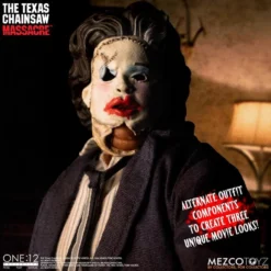 Mezco Toyz ONE:12 Collective The Texas Chainsaw Massacre Deluxe Leatherface Action Figure -Bandai || Kotobukiya || Square Enix Sales 696198775259h