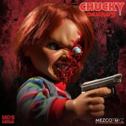 Mezco Toyz Childs Play 3 Talking Pizza Face Chucky Action Figure -Bandai || Kotobukiya || Square Enix Sales 696198780208c