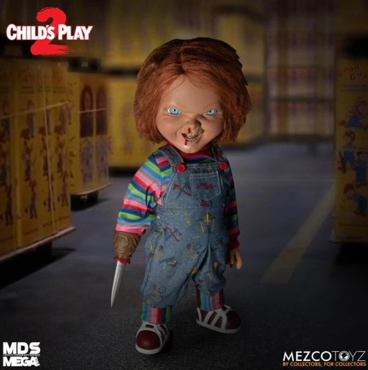 Mezco Toyz Designer Series Child's Play 2 Mega Scale Talking Chucky Action Figure 1 Mezco Toyz Designer Series Child's Play 2 Mega Scale Talking Chucky Action Figure