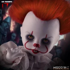 Mezco Toyz IT (2017) Living Dead Dolls Pennywise Action Figure -Bandai || Kotobukiya || Square Enix Sales 696198991352c